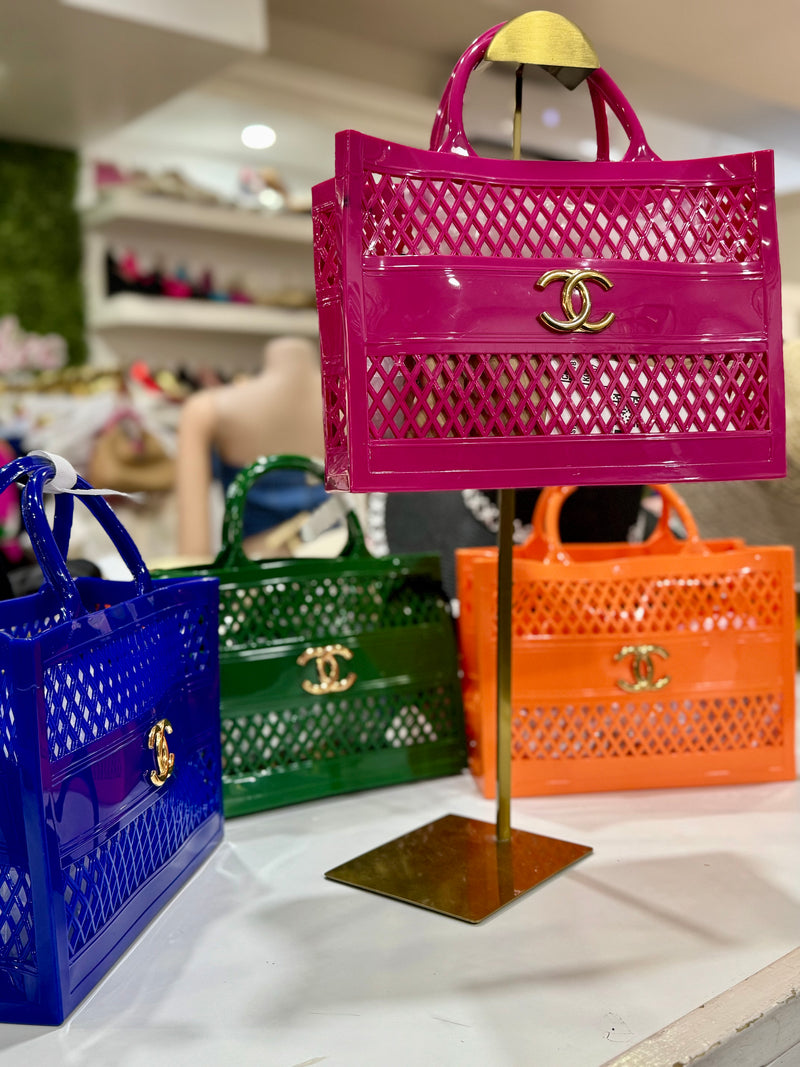 Chanel Plastic Tote Bag