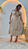 Calvary  Pinstripe Shirt Dress