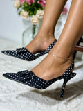 Shafina-1 Polka Dot Heels