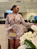 Play It Safe Floral Romper