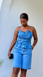 Desert Rose Peplum Top