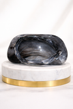 CLB Acrylic Marble Handle Clutch