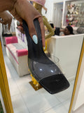 Cindi-1 Black Clear Heels